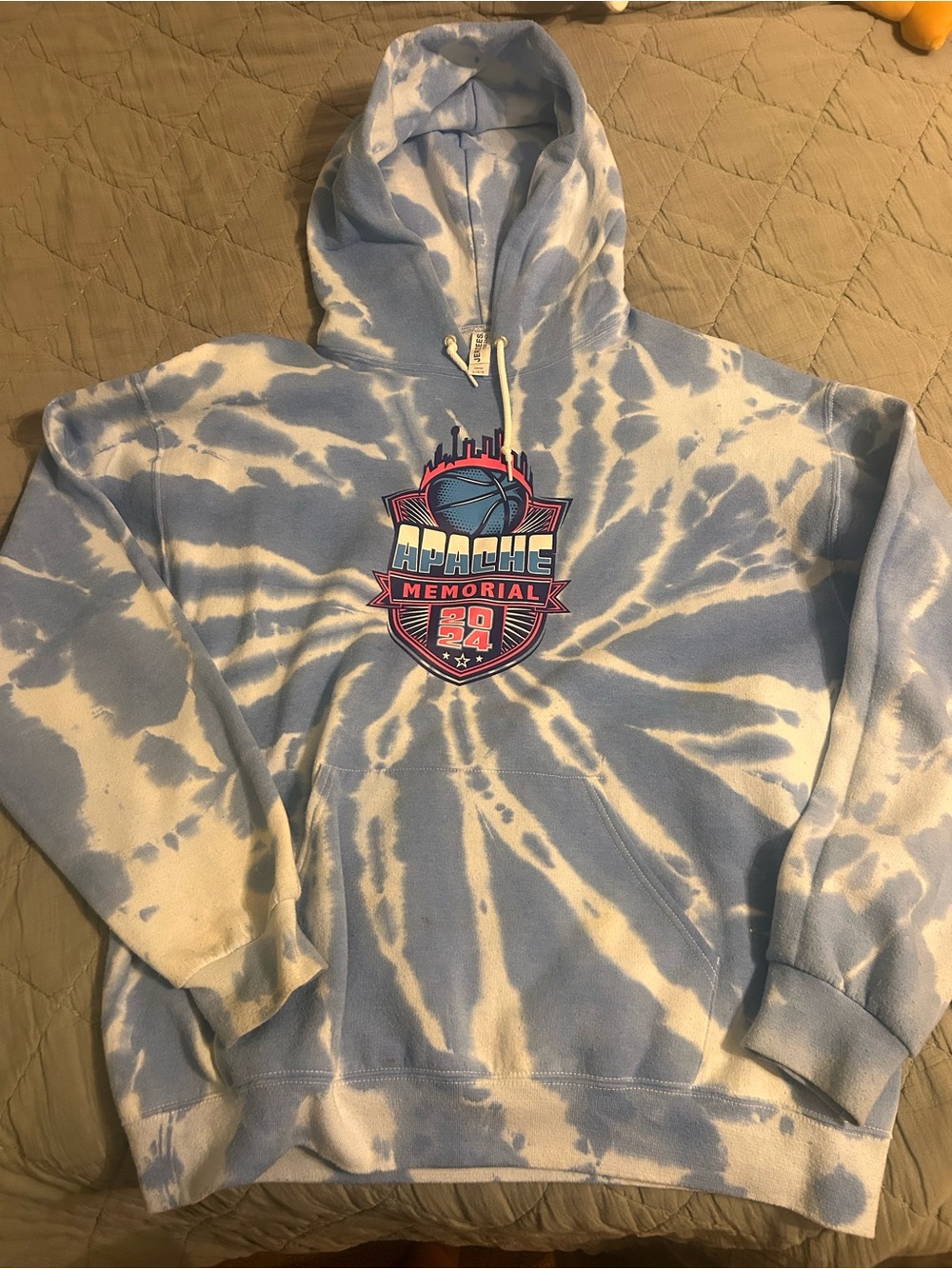 Travel Basketball Hoodie, Adult Large